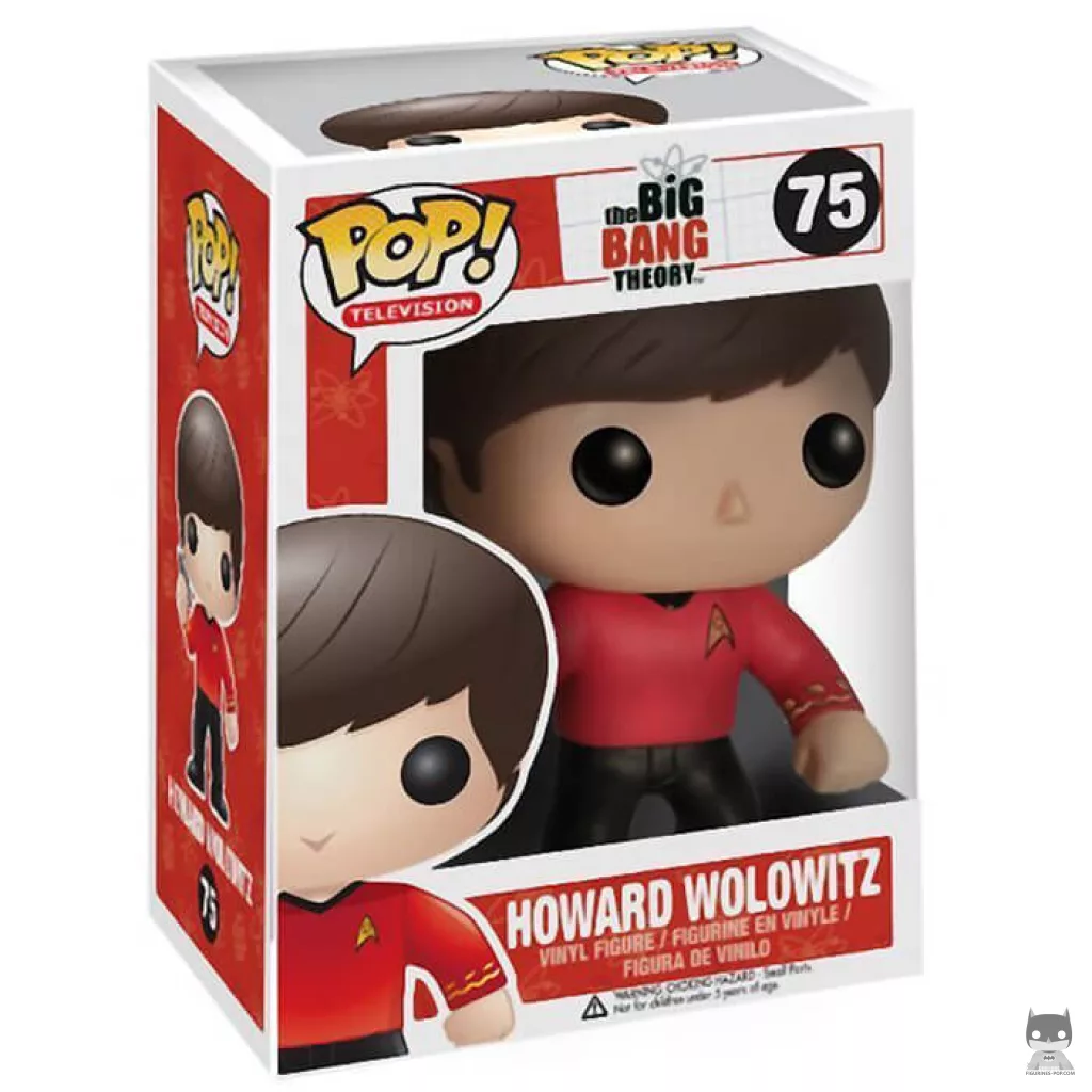 Figurine Funko POP Howard Wolowitz (Star Trek) avec boîte