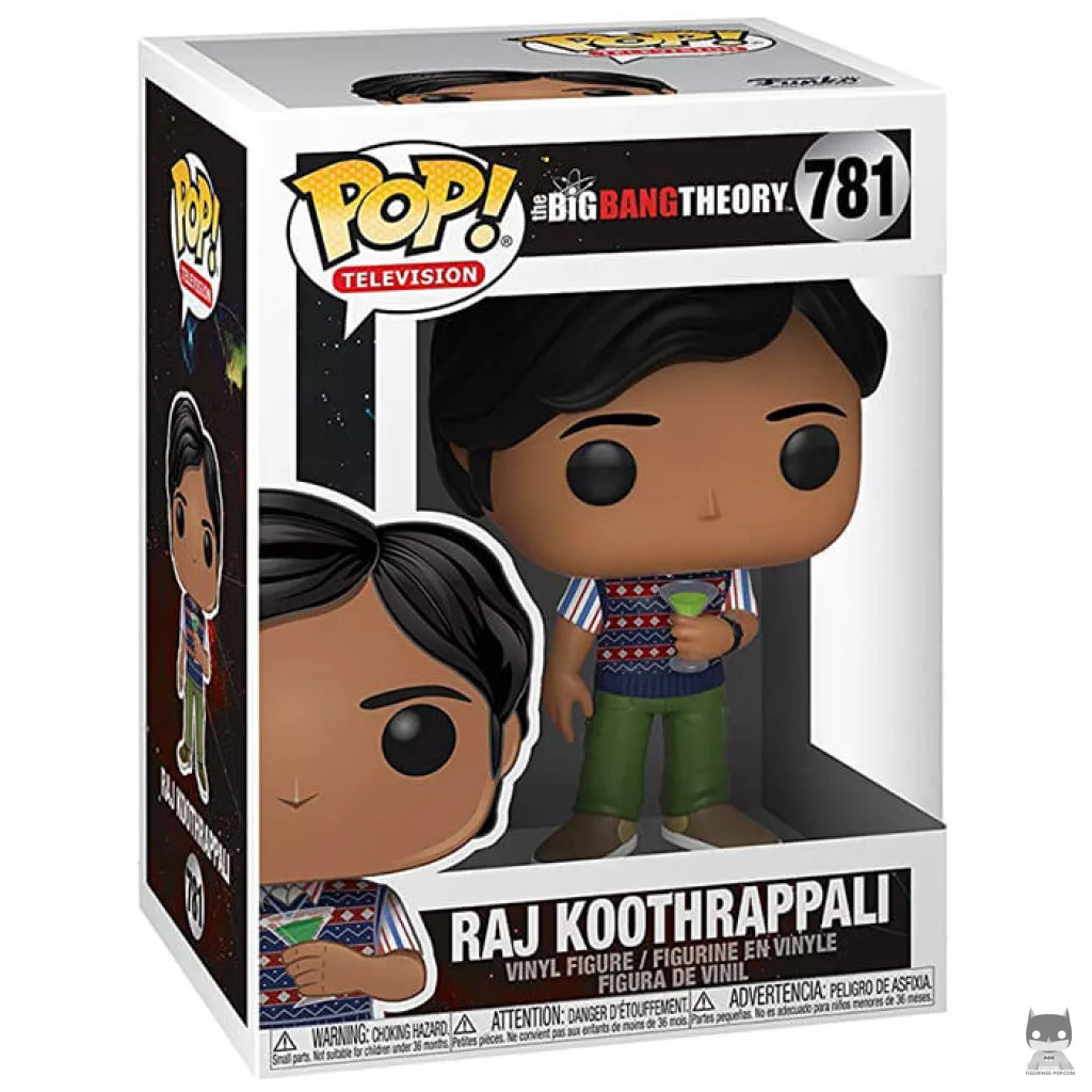 Figurine Funko POP Raj Koothrappali avec boîte