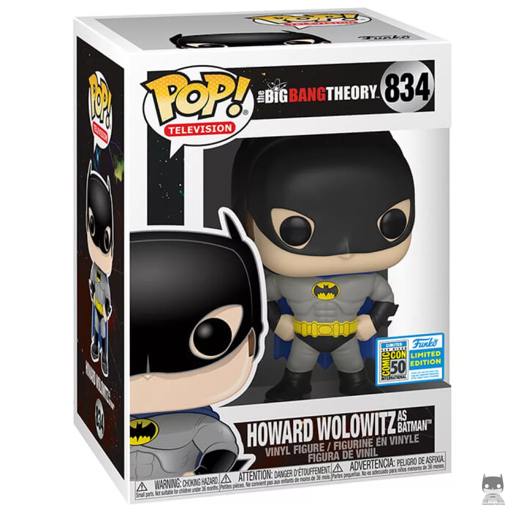 Figurine Funko POP Howard Wolowitz en Batman avec boîte