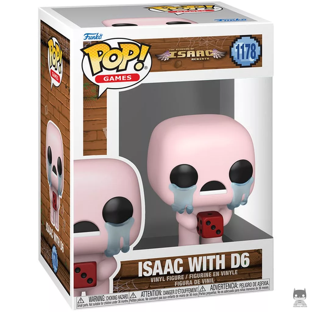 Figurine Funko POP Isaac avec D6 avec boîte