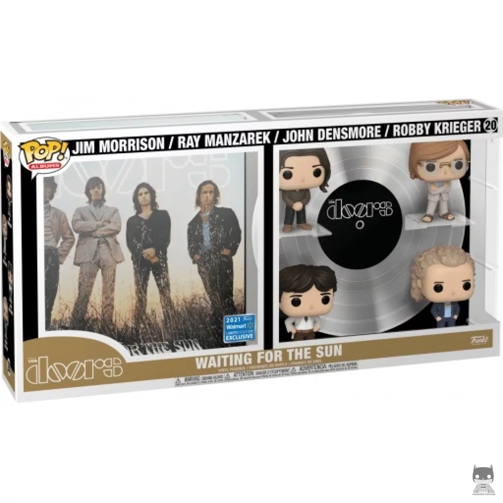 Figurine Funko POP The Doors : Waiting for the Sun (Jim Morrison, Ray Manzarek, John Densmore & Robby Krieger) avec boîte
