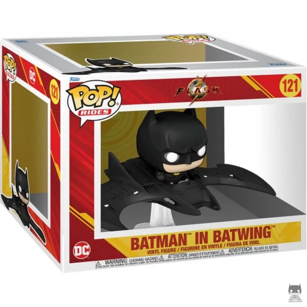 Figurine Funko POP Batman dans la Batwing avec boîte