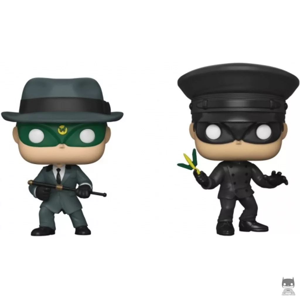 Figurine Funko POP Le Frelon Vert (Costume Gris) & Kato (The Green Hornet)