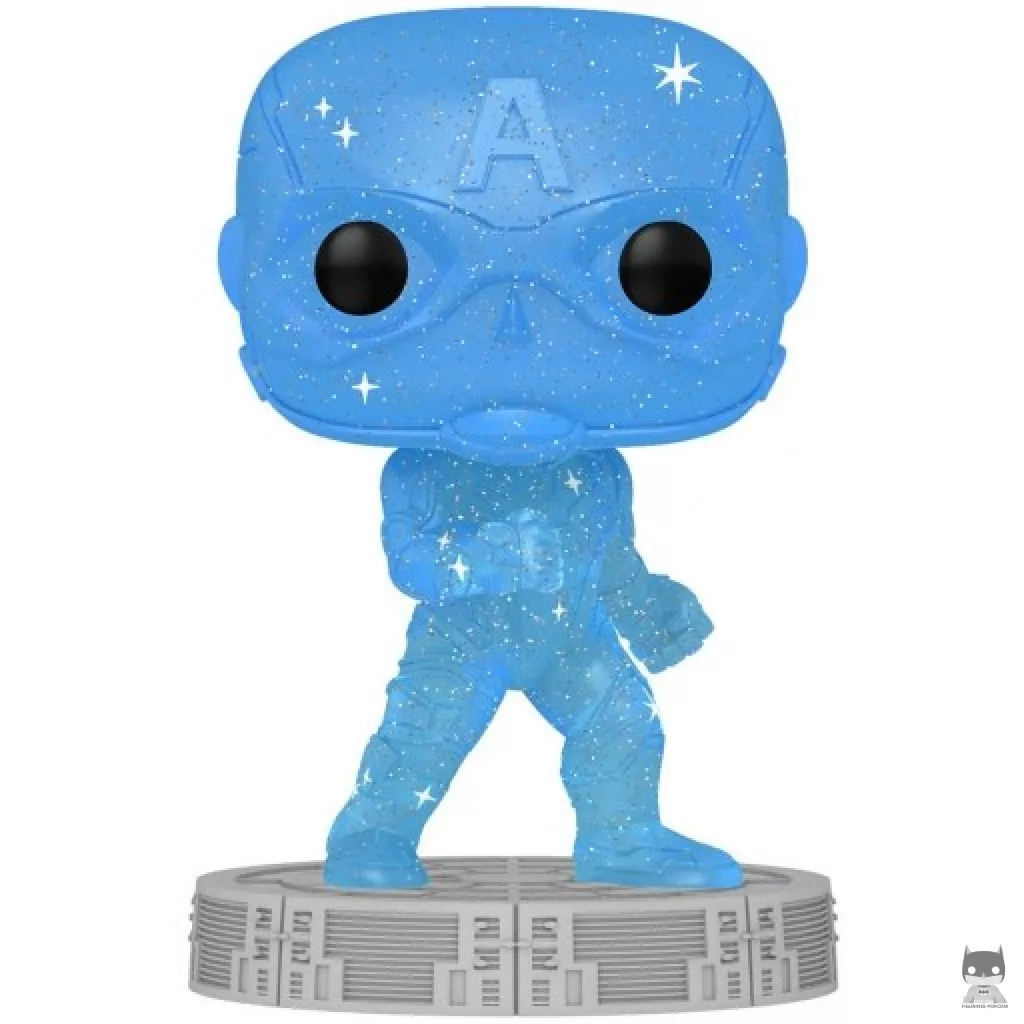 Figurine Funko POP Captain America (Bleu) (The Infinity Saga)