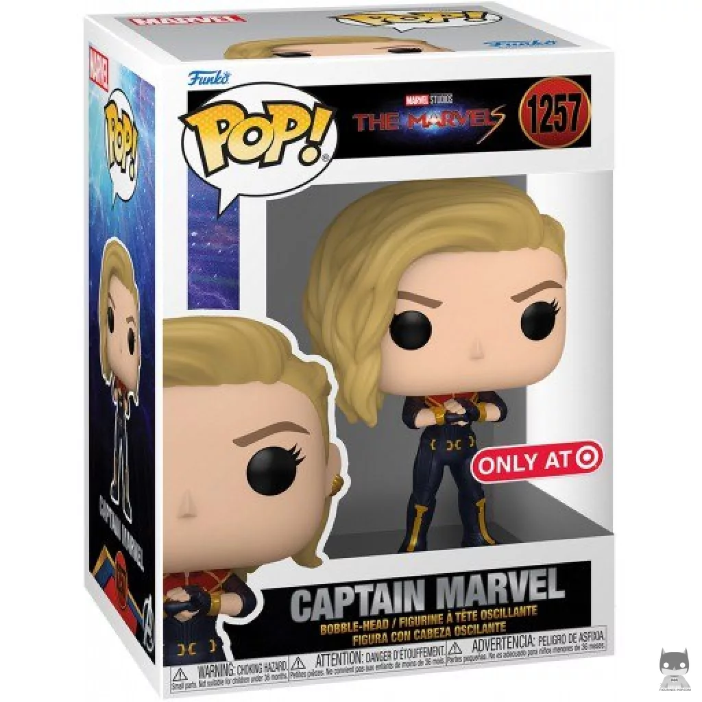 Figurine Funko POP Captain Marvel avec boîte