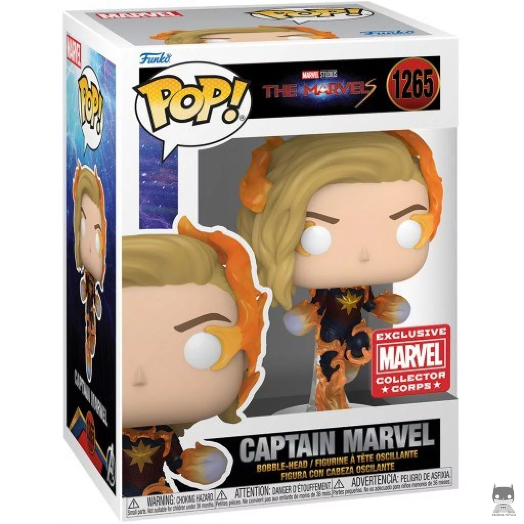 Figurine Funko POP Captain Marvel avec boîte
