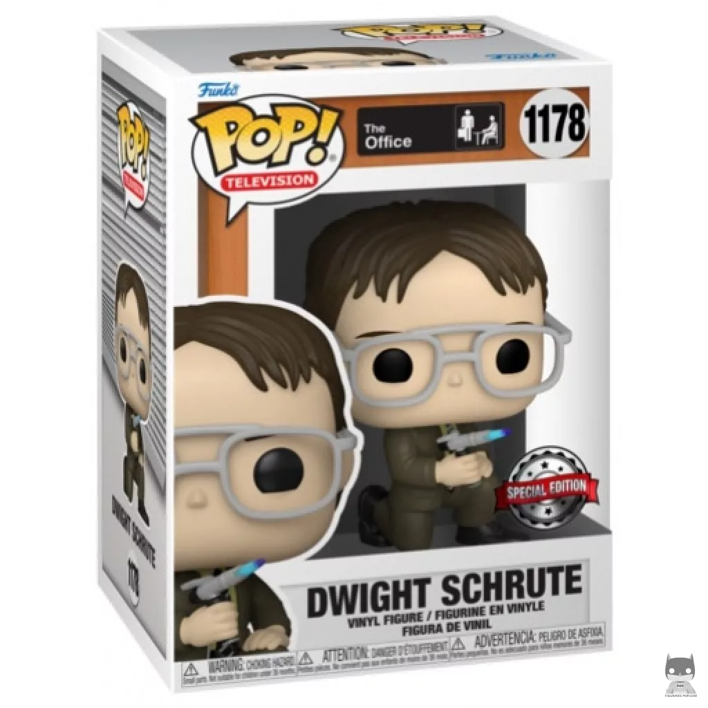 Figurine Funko POP Dwight avec chalumeau avec boîte