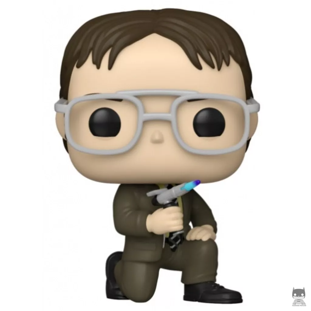Figurine Funko POP Dwight avec chalumeau (The Office)