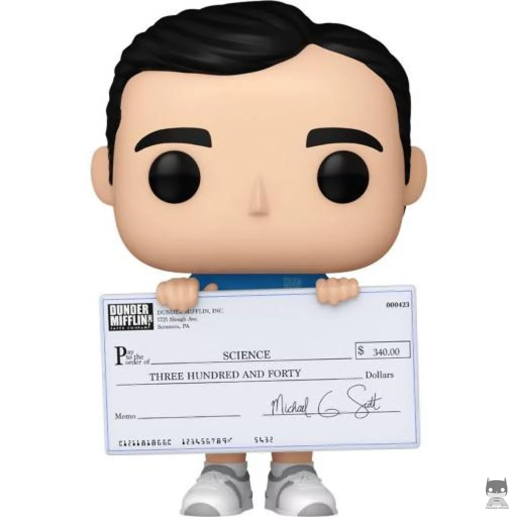 Figurine Funko POP Michael avec Chèque (The Office)