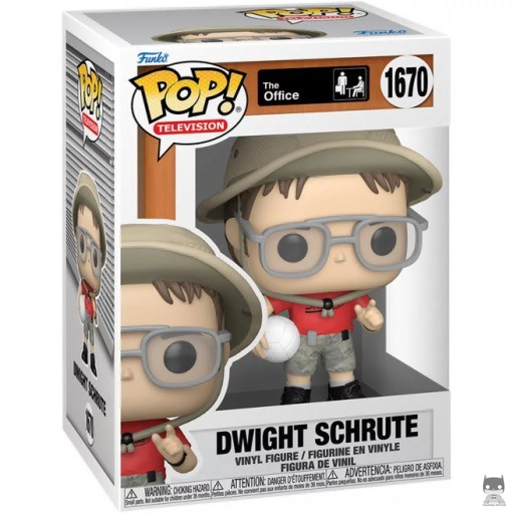 Figurine Funko POP Dwight Schrute (Pique-nique d'entreprise) avec boîte