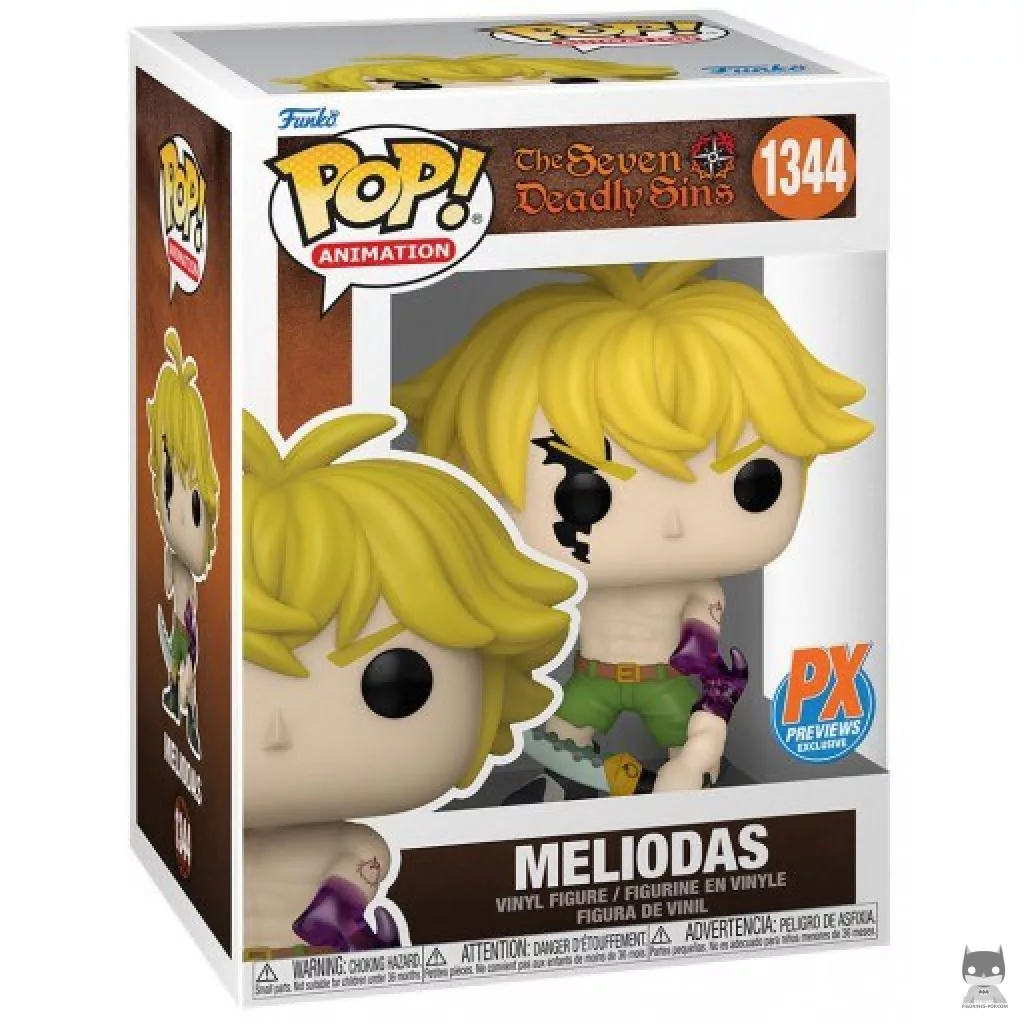 Figurine Funko POP Meliodas Mode Démon avec boîte