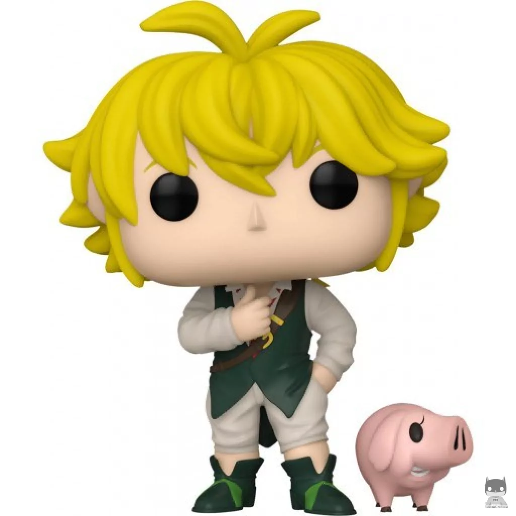 Figurine Funko POP Meliodas avec Hawk (The Seven Deadly Sins)