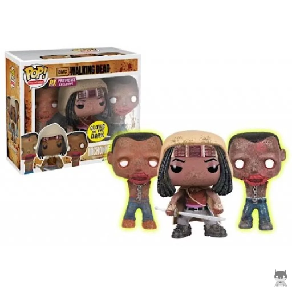 Figurine Funko POP Michonnes & Zombies avec boîte