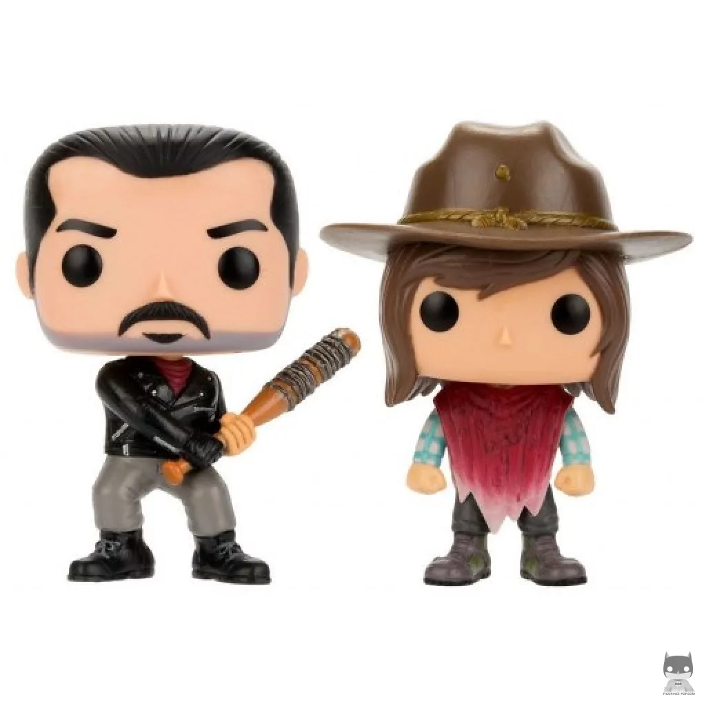 Figurine Funko POP Negan & Carl Grimes (The Walking Dead)