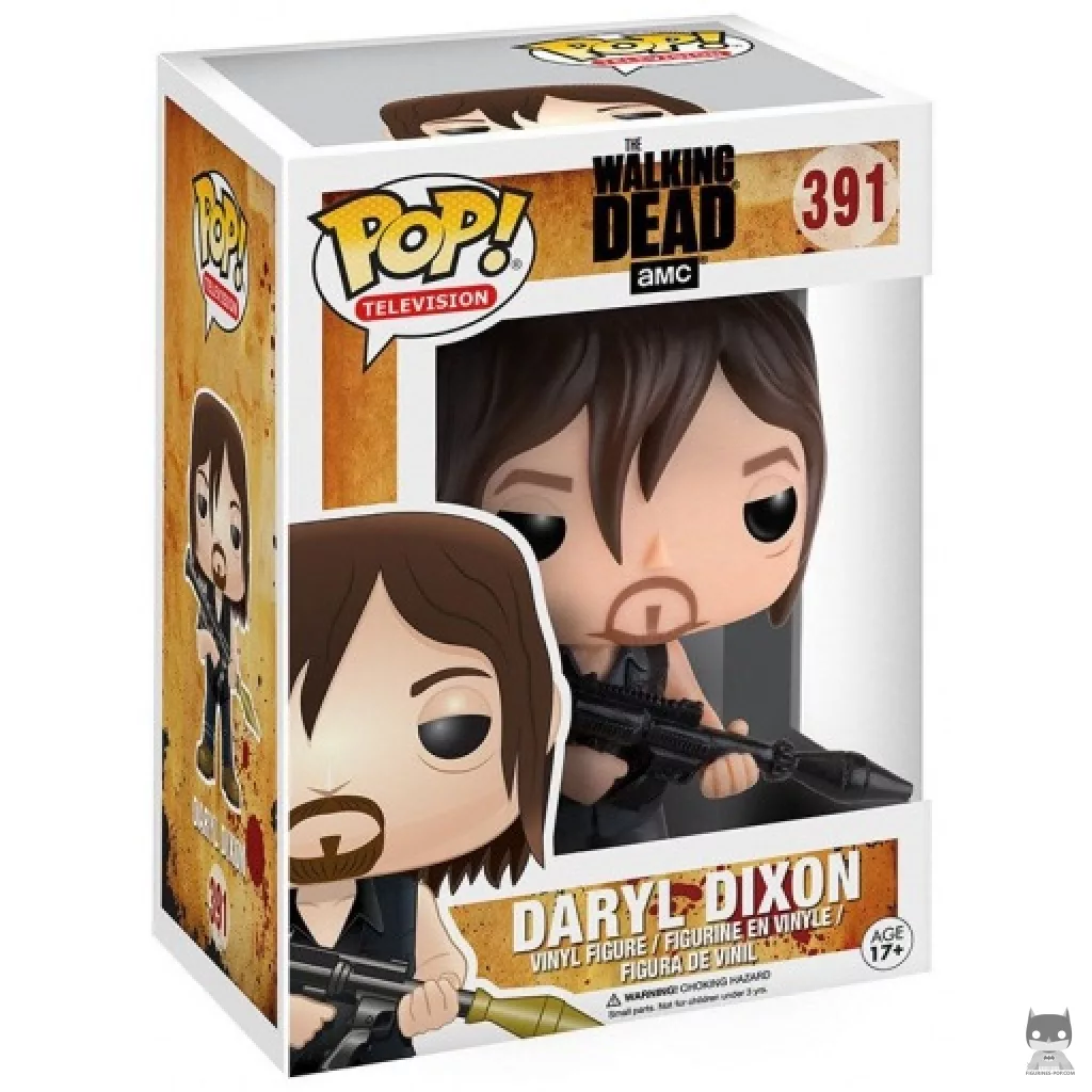 Figurine Funko POP Daryl Dixon avec arbalette (Bloody) avec boîte