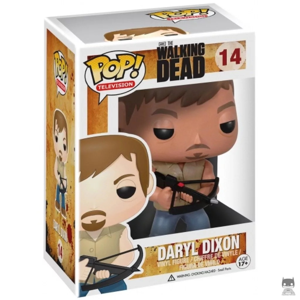 Figurine Funko POP Daryl Dixon avec arbalette avec boîte