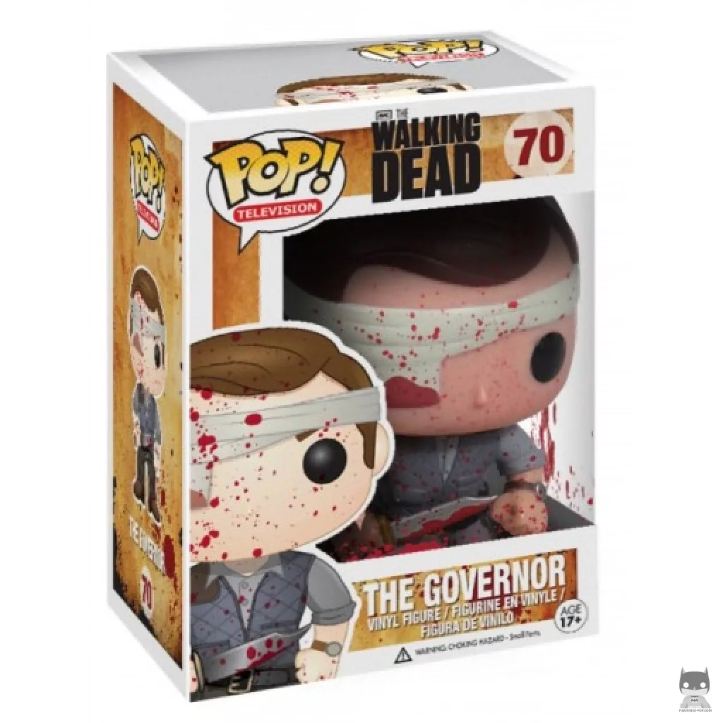 Figurine Funko POP Le Gouverneur (Bloody) avec boîte
