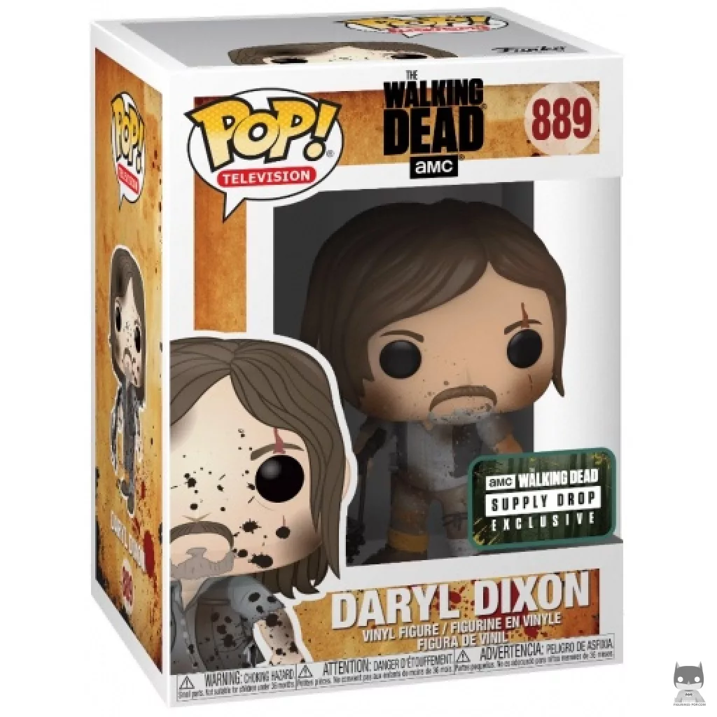 Figurine Funko POP Daryl Dixon avec boue avec boîte