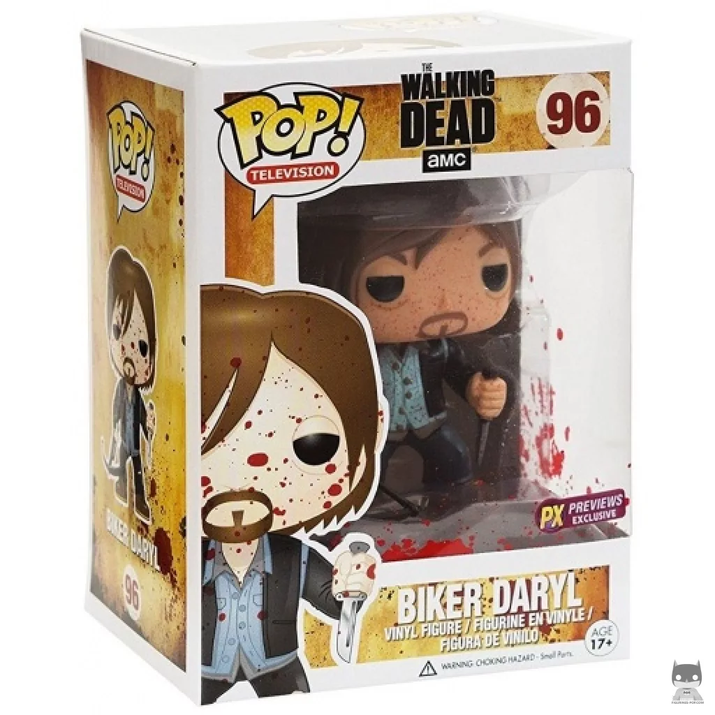 Figurine Funko POP Daryl Dixon Biker (Bloody) avec boîte