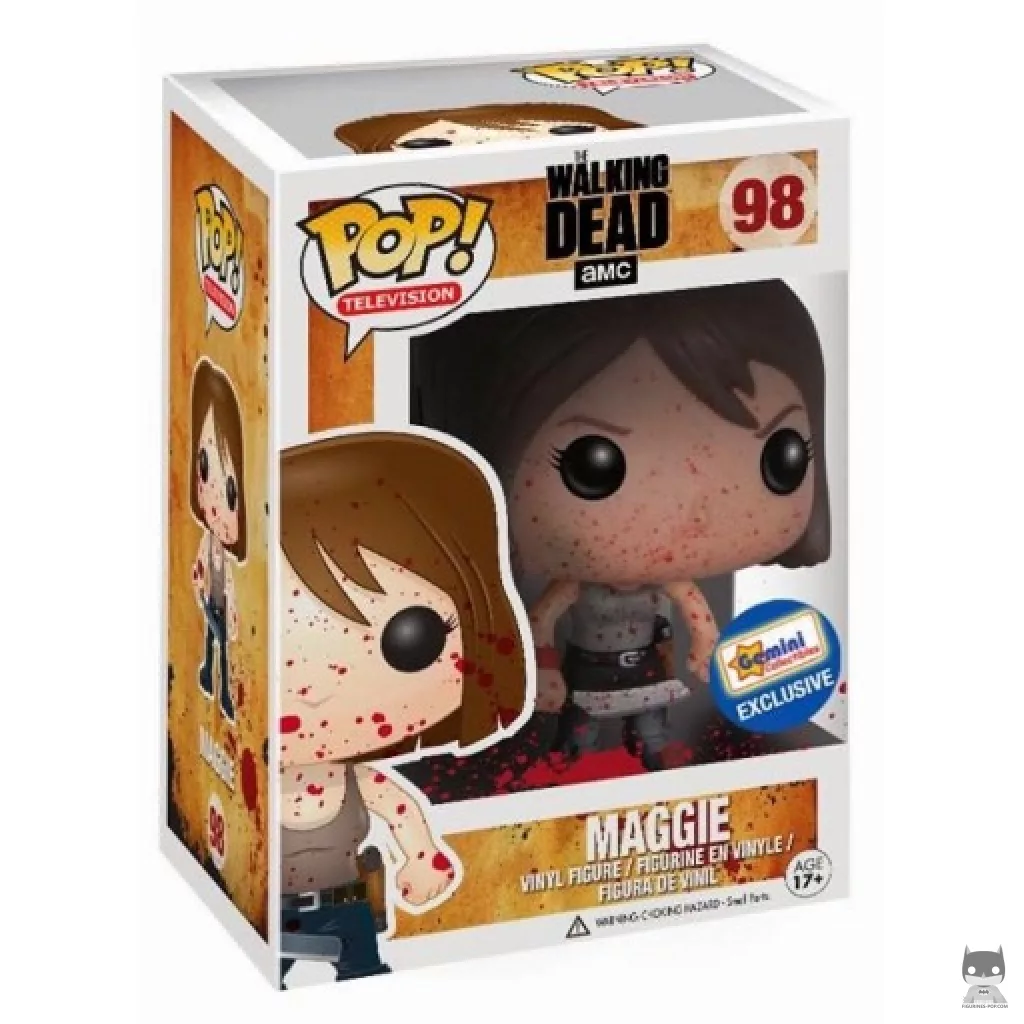 Figurine Funko POP Maggie Rhee (Bloody) avec boîte