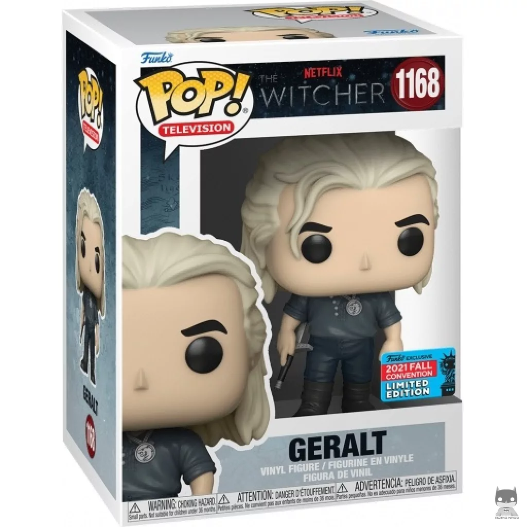 Figurine Funko POP Geralt avec boîte