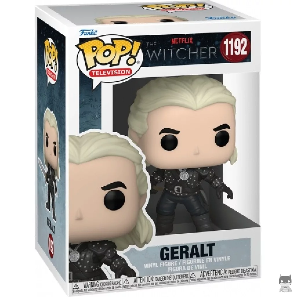 Figurine Funko POP Geralt avec boîte