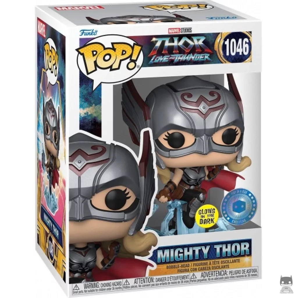 Figurine Funko POP Mighty Thor (Glow in the Dark) avec boîte