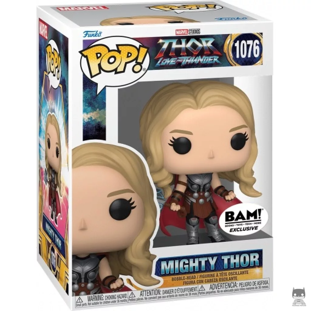 Figurine Funko POP Mighty Thor (Metallic) avec boîte