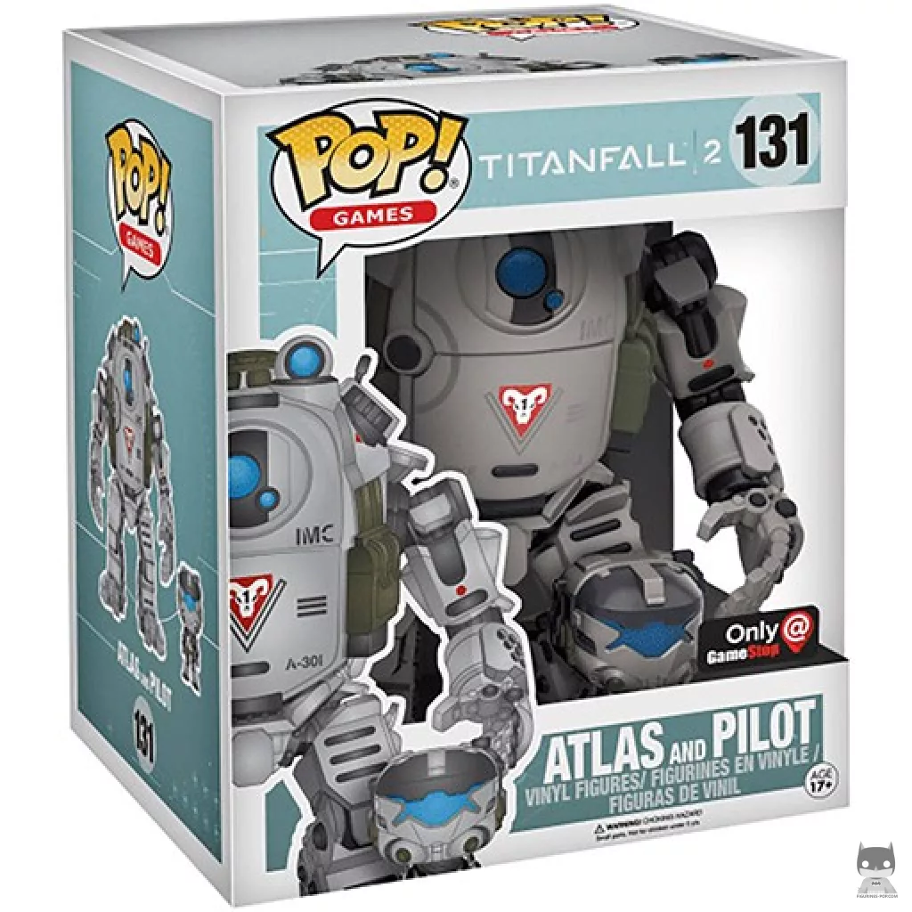 Figurine Funko POP Atlas & Pilot (Supersized) avec boîte