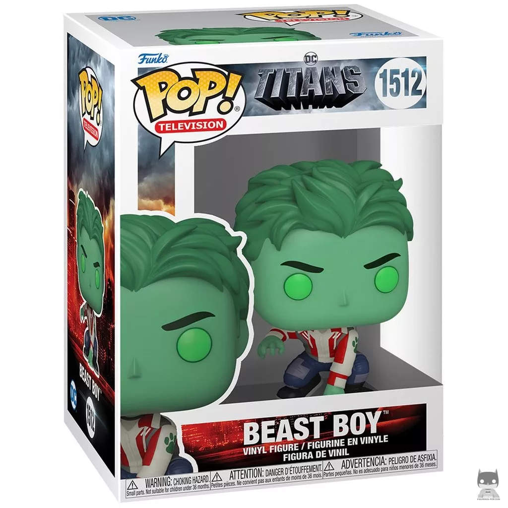 Figurine Funko POP Beast Boy avec boîte