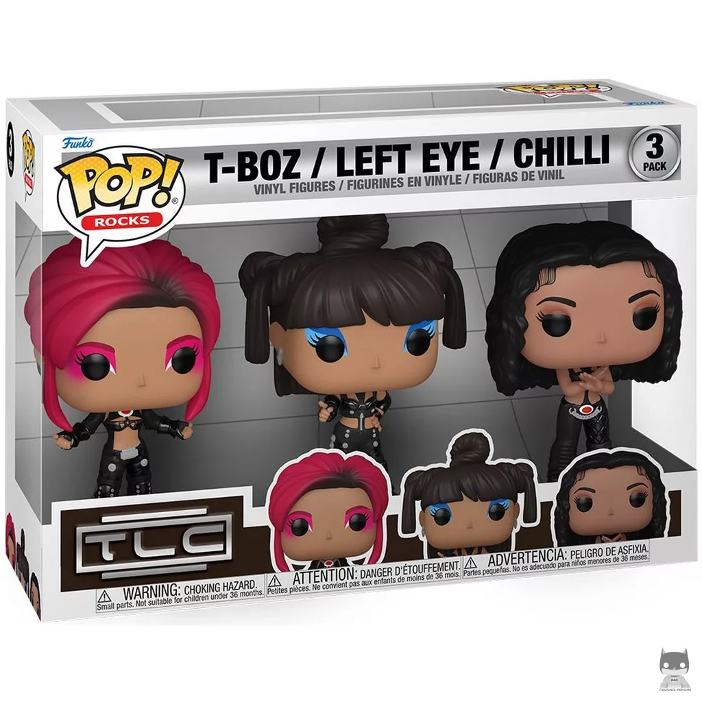 Figurine Funko POP T-Boz / Left Eye / Chilli (Multipack) avec boîte