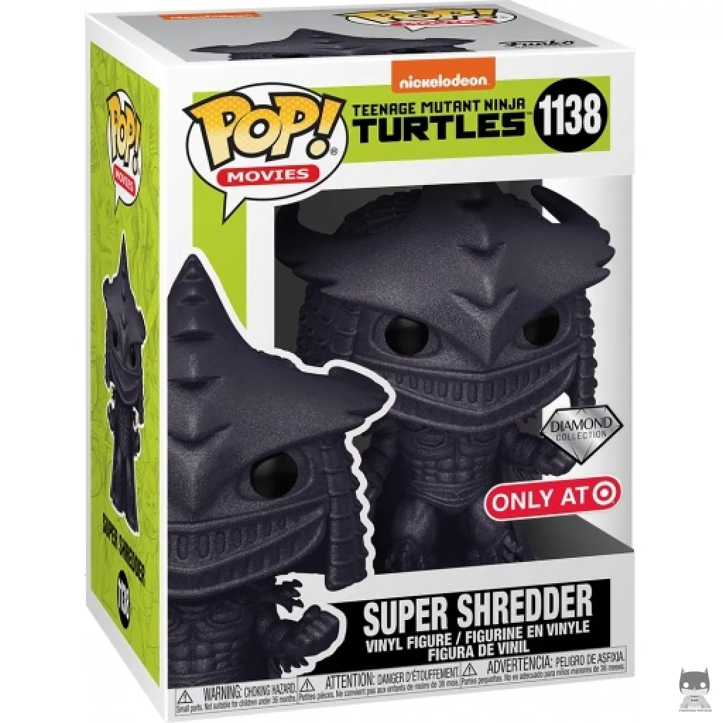 Figurine Funko POP Super Shredder (Diamond Glitter) avec boîte