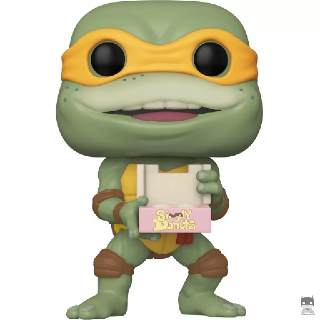 Figurine Funko POP Michelangelo avec Donuts (Supersized) (Tortues Ninja)