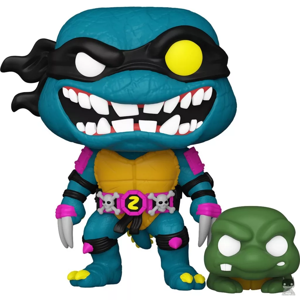 Figurine Funko POP Slash avec pré-mutant Slash (Tortues Ninja)