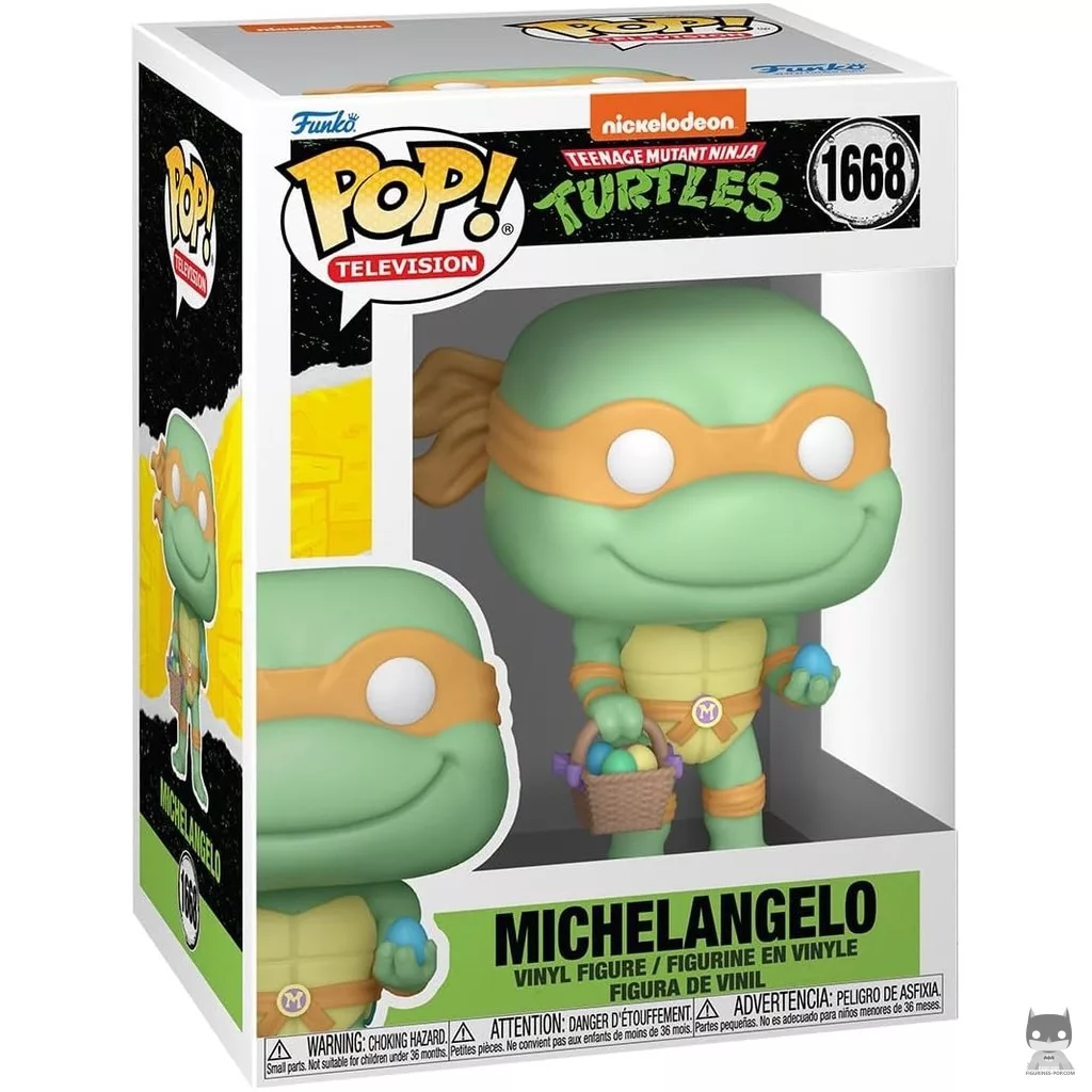 Figurine Funko POP Michelangelo (Pâques) avec boîte