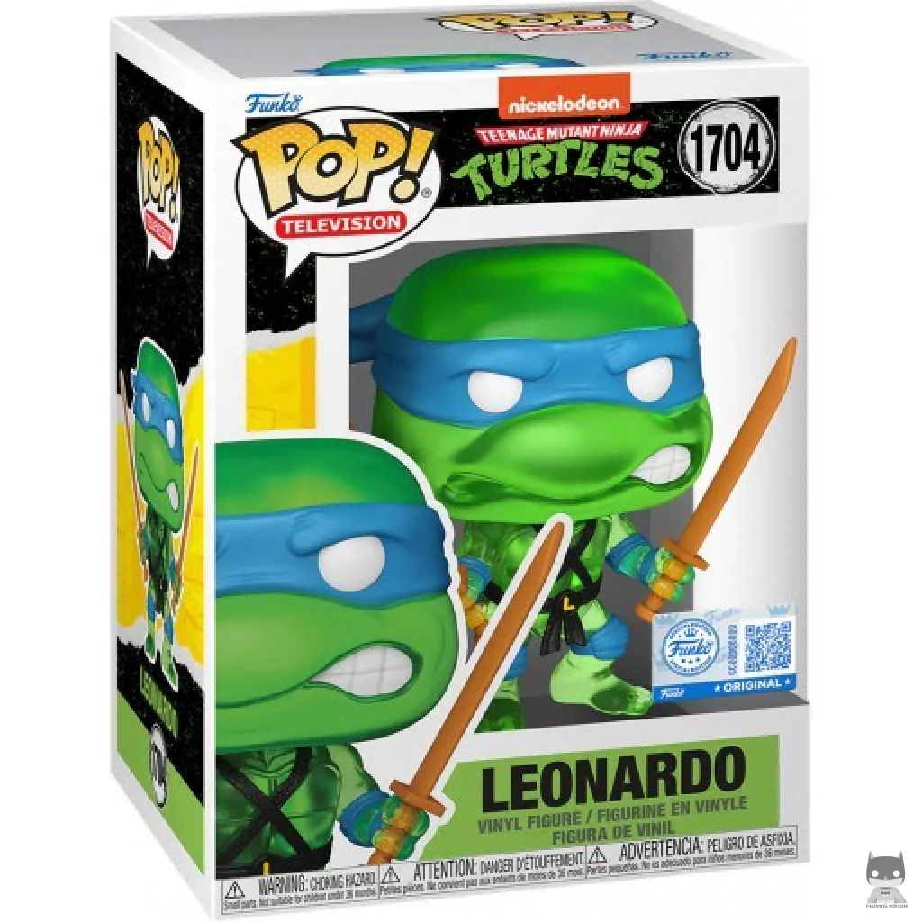 Figurine Funko POP Leonardo (Translucent) avec boîte