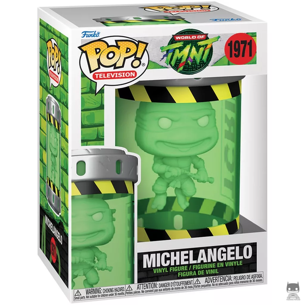 Figurine Funko POP Michelangelo (Canister mutagène) avec boîte