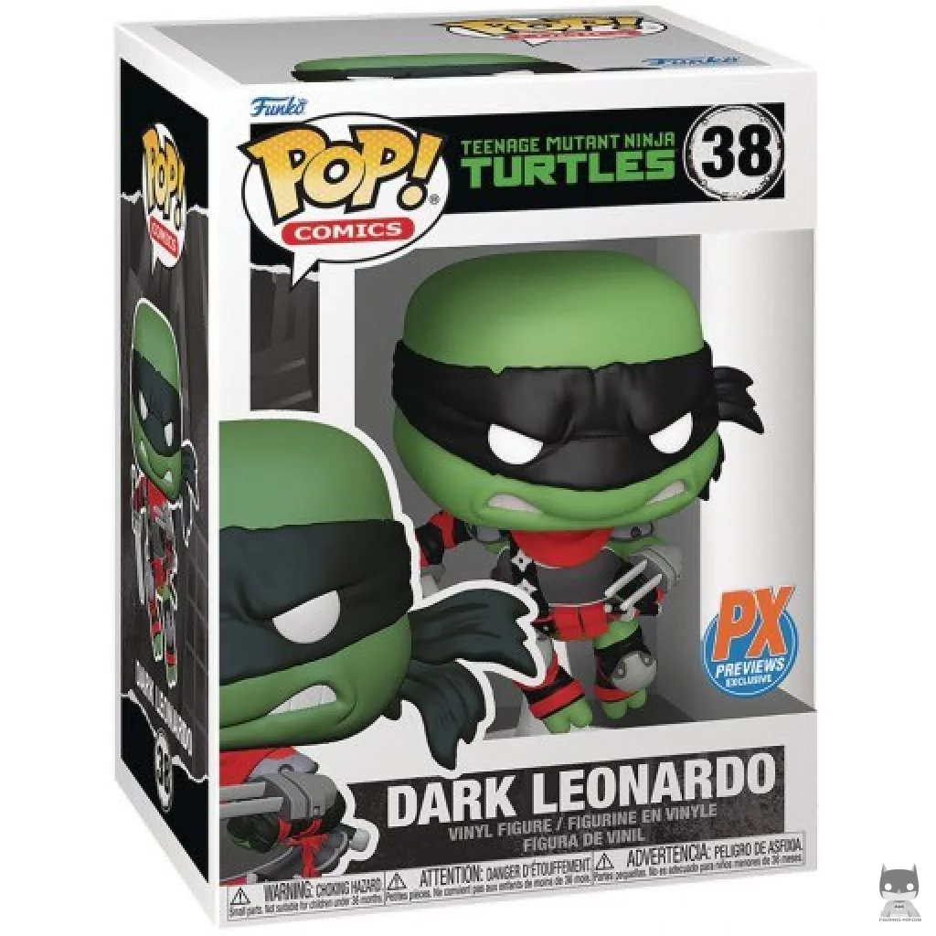 Figurine Funko POP Dark Leonardo avec boîte