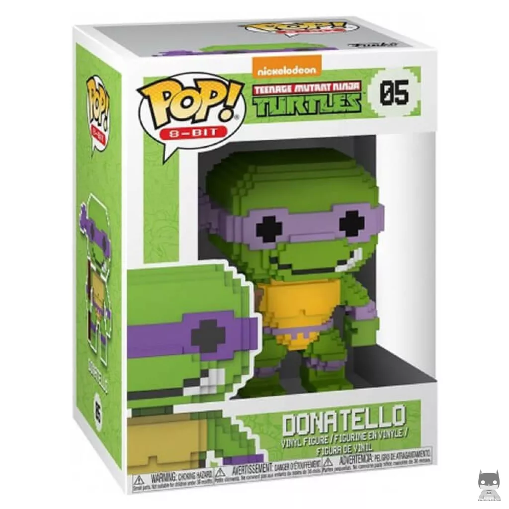 Figurine Funko POP Donatello (8-bit) avec boîte