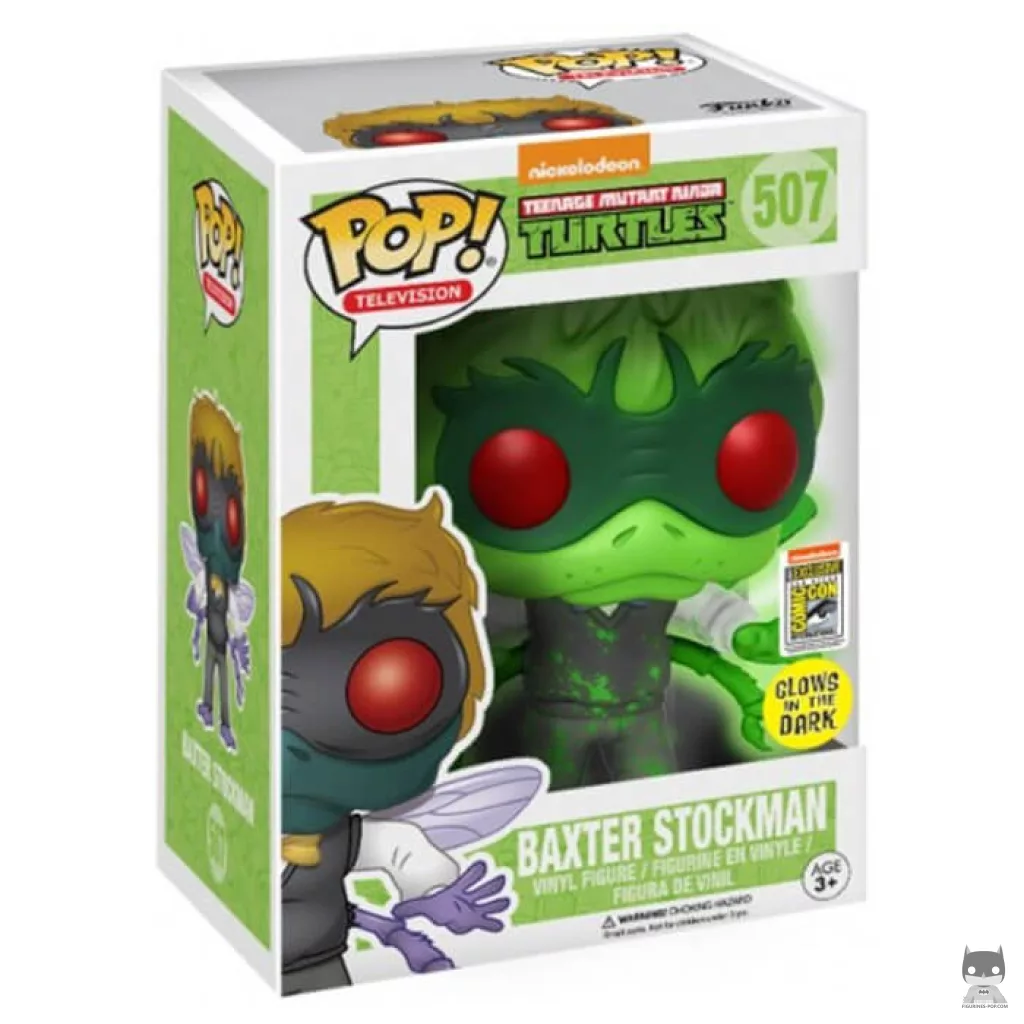 Figurine Funko POP Baxter Stockman (Glow in The Dark) avec boîte