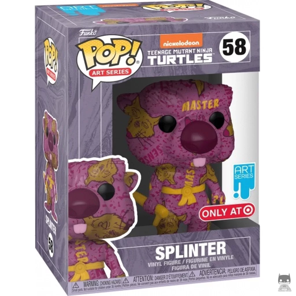 Figurine Funko POP Splinter avec boîte