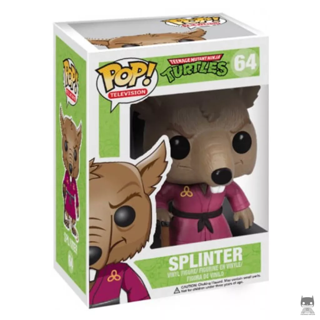 Figurine Funko POP Splinter avec boîte