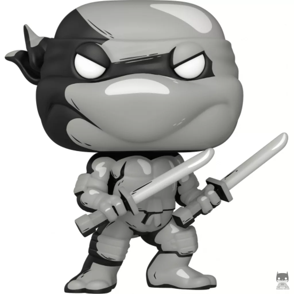 Figurine Funko POP Leonardo (Black & White Chase) (Tortues Ninja Eastman et Laird)