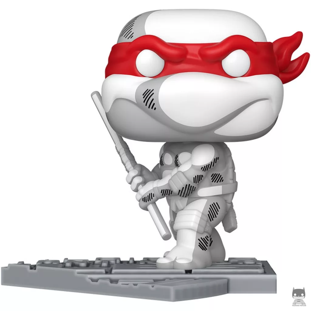 Figurine Funko POP Donatello (Endommagé au combat) (Comic Deco) (Tortues Ninja Eastman et Laird)