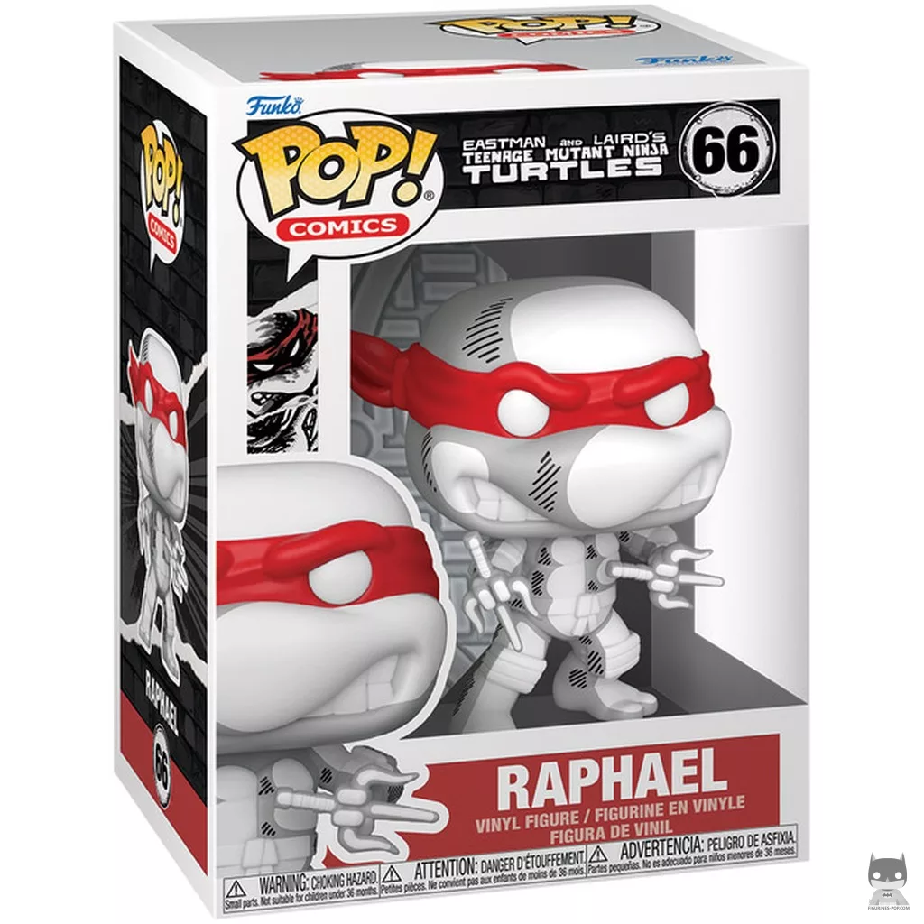 Figurine Funko POP Raphael (Endommagé au combat) (Comic Deco) avec boîte