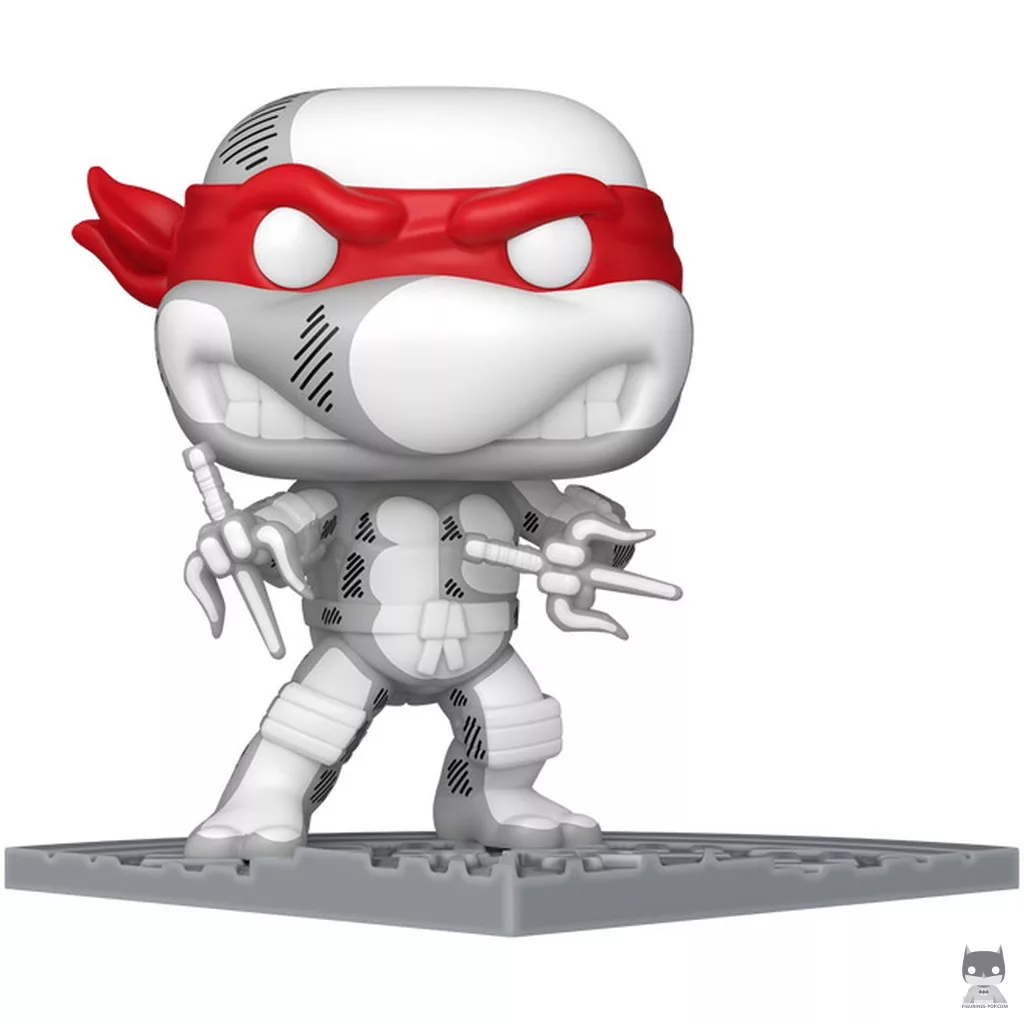 Figurine Funko POP Raphael (Endommagé au combat) (Comic Deco) (Tortues Ninja Eastman et Laird)