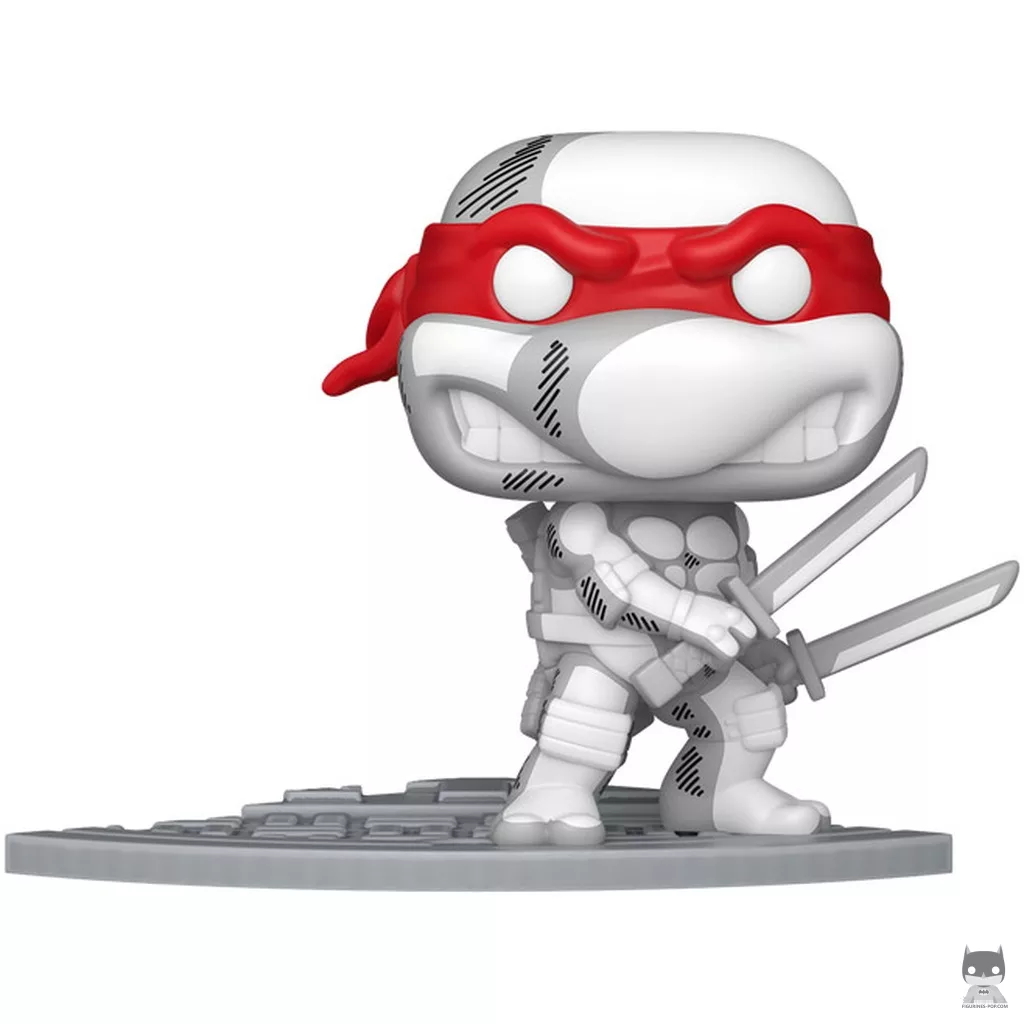 Figurine Funko POP Leonardo (Endommagé au combat) (Comic Deco) (Tortues Ninja Eastman et Laird)