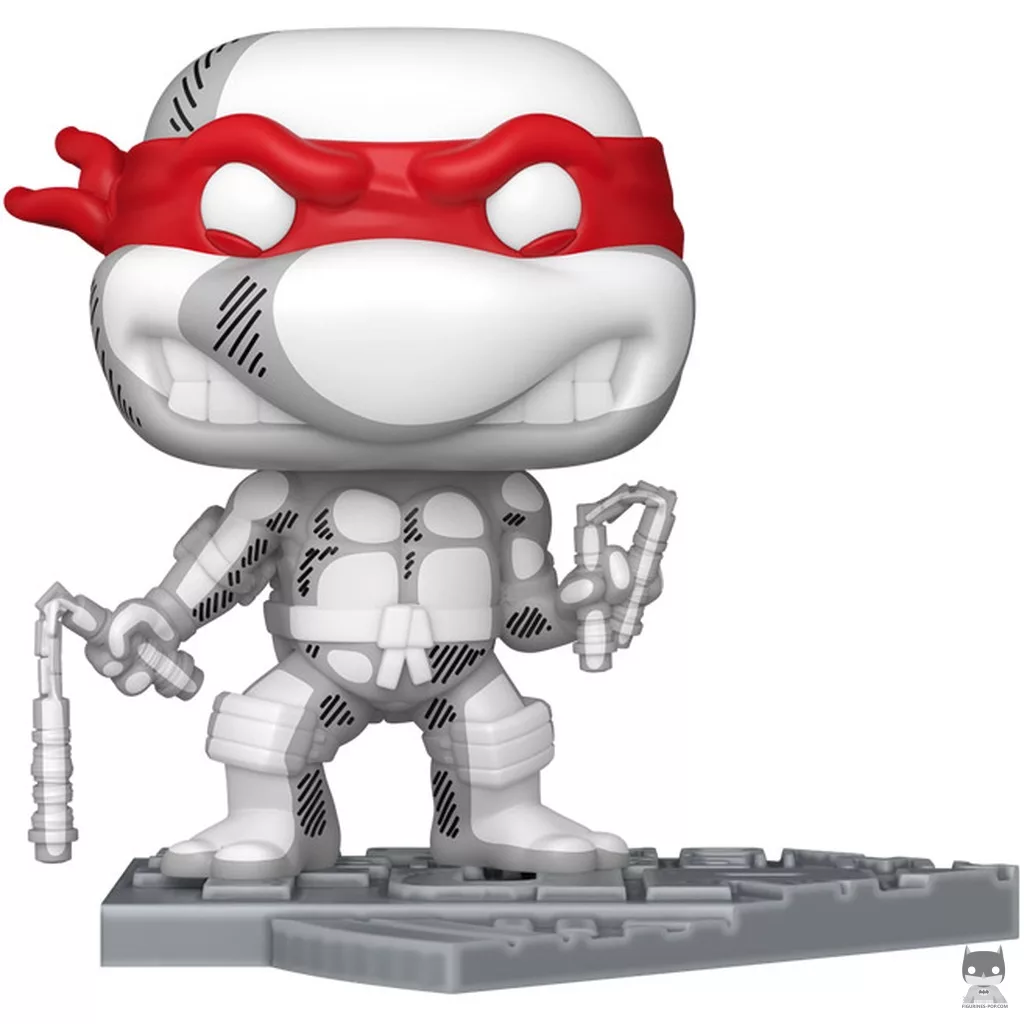 Figurine Funko POP Michelangelo (Endommagé au combat) (Comic Deco) (Tortues Ninja Eastman et Laird)