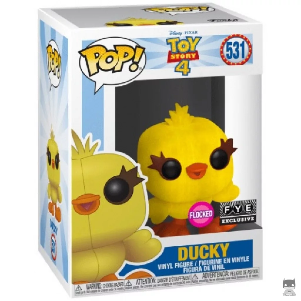 Figurine Funko POP Ducky (Flocked) avec boîte