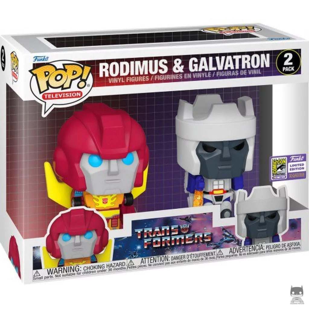 Figurine Funko POP Rodimus & Galvatron avec boîte